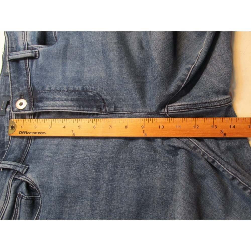 J. JILL Authentic Fit Slim Ankle Jeans Womens 16 Blue Denim Mid Rise Stretch - Picture 14 of 16
